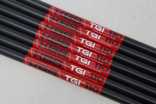 Uncut KBS TGI 110g Tour X-Stiff 36"-38.5" 4-PW Iron Shaft Set PULLS .355 Taper