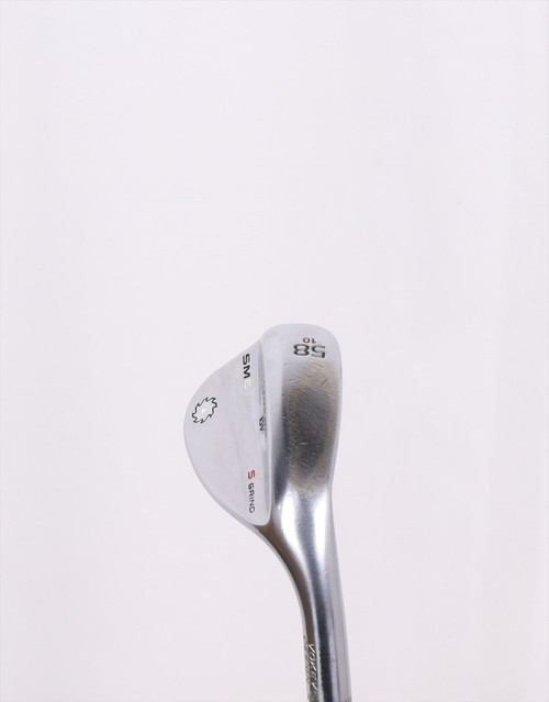 Titleist Vokey Sm6 Tour Chrome Wedge 58°-10 S-Grind Wedge Stock Stl 1184660 Good