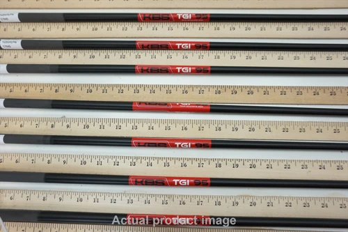 Uncut KBS TGI 95g TOUR STIFF 36"-38.5" 4-PW Iron Shaft Set PULLS .355T 85-90mph