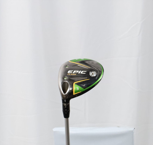Callaway Epic Flash 15° 3 Fairway Wood Senior Flex Ascent Blue 13494648 Fair LH