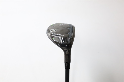 Taylormade Qi35 Max Lite Rescue 23° 4H Hybrid Stiff Flex Tensei 1K Black 85 Good