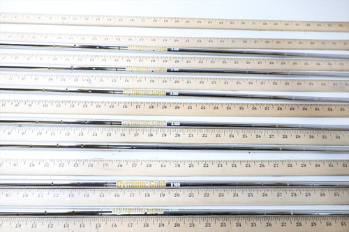 True Temper Dynamic Gold X100 130G 39.5-37" Iron Shaft Set Pulls .355 836355