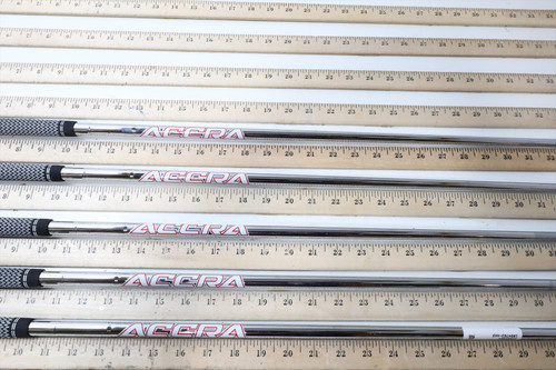 Accra Iseries Steel 110I Regular 34.25-36.5" Iron Shaft Set Pulls 5Pc .355 62864