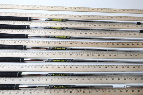 True Temper Dynamic Gold Mid 100 S300 37-33.75" Iron Shaft Set Pulls .355 662963