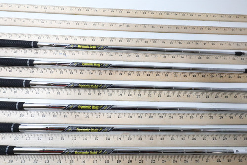 True Temper Dynamic Gold Mid 100 S300 36.75-34" Iron Shaft Set Pulls .355 664236