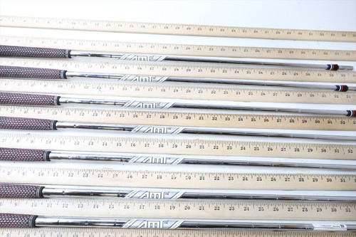 True Temper Amt Tour White X100 33.75-37" Iron Shaft Set Pulls 7Pc .355 627747