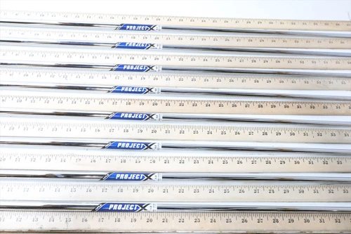 New Project X Flighted 6.0 120G Stiff 37.5-40.5" Iron Shaft Set Uncut .355 87050