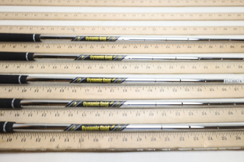 True Temper Dynamic Gold Mid 100 S300 33.75"-36" Iron Shaft Set Pulls .355 6674