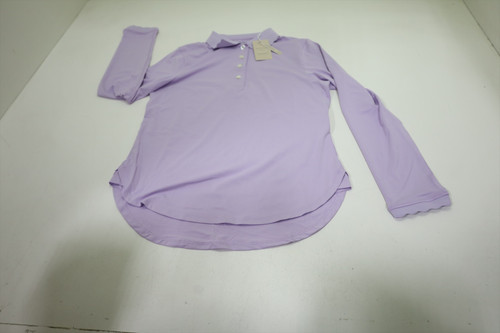 New Peter Millar Golf Long Sleeve Polo Womens Size Small GDVIO 654B 01283772