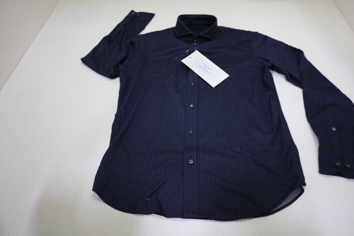 Greyson Golf Print Button Down Mens Size Medium Maltese Blue New INV13407142