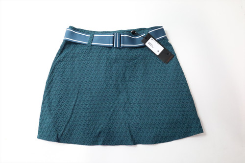Greyson Diamonds All Day Belted Jacquard Skorts Womens Small Aegean INV13367798