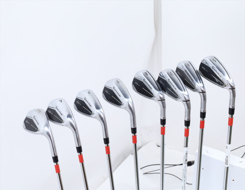 Taylormade Qi Iron Set 5-Pw, Aw, Sw Stiff Flex Kbs Max Mt 85 Steel 13561691 Good