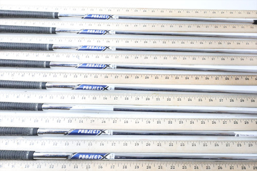 Project X Rifle Flighted 6.5 125G 34-37.75 Iron Shaft Set Pulls 8Pc .355 3286176