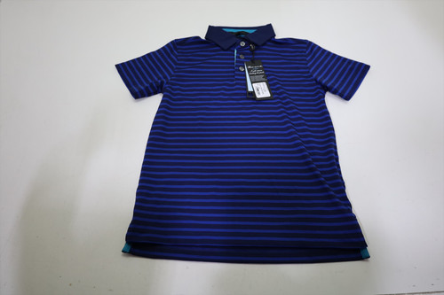 GREYSON Youth Santa Ana Polo Boys Size Small Maltese Blue/Iona New INV13597414