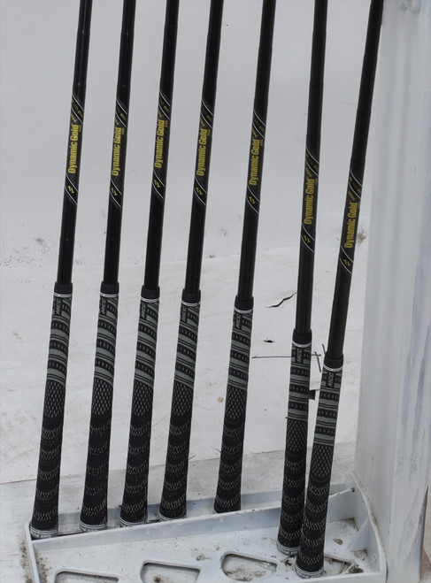 Srixon Zxi5 Black Chrome Iron Set 5-Pw, Aw Stiff Dynamic Gold Mid