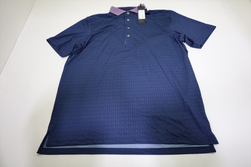 Greyson Golf Barren Summit Polo Mens Size Medium Maltese Blue New INV13098463