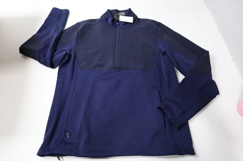 Greyson Golf Half Zip Pullover Mens Size Medium Maltese Blue New INV13100447