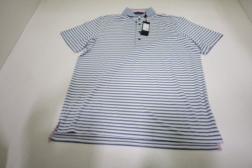 Greyson Golf Pescadero Polo Mens Size Medium Bonneville/Arctic New INV13097719