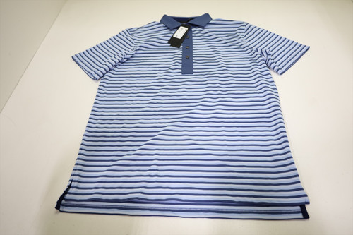 Greyson Golf Classic Polo Mens Size Medium Falcon/Delphinium/Ash New INV13385251