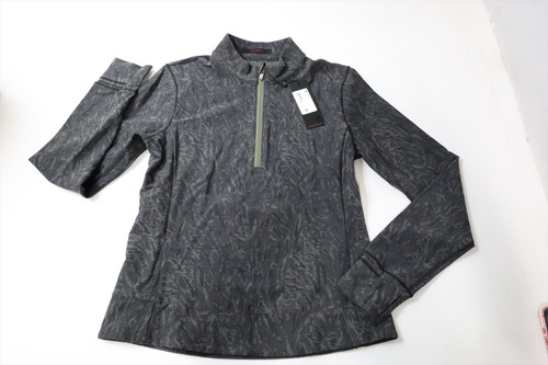 Greyson Feather Jacquard Halley II Pullover Womens Size Small Camp INV12669028