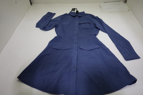 Greyson Phoenix Long Sleeve Dress Womens Size Small Vintage Indigo INV13107282