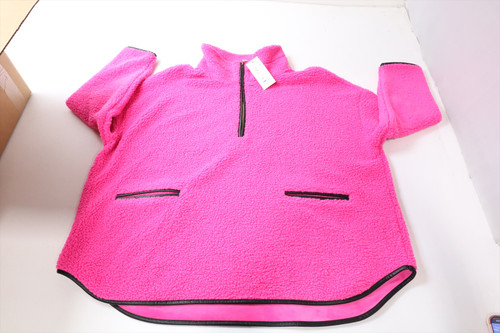 Lilly Pulitzer Golf Half Zip Pullover Womens Size Large Pink New INV12751840