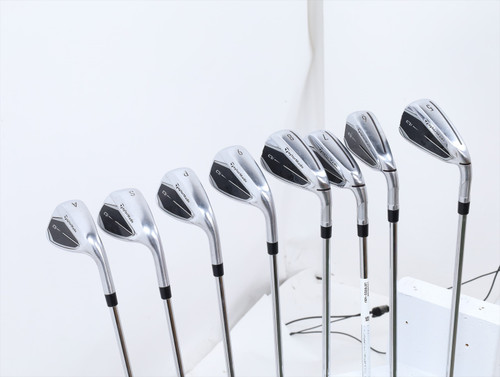 Taylormade Qi Iron Set 5-Pw, Aw, Sw Stiff Flex Kbs Max Mt 85 Steel 13588280 Good