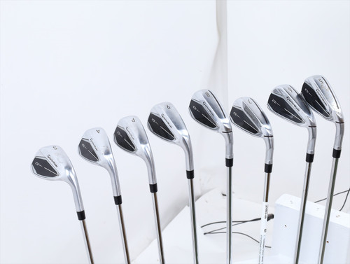 Taylormade Qi Iron Set 5-Pw, Aw, Sw Stiff Flex Kbs Max Mt 85 Steel 13590260 Good
