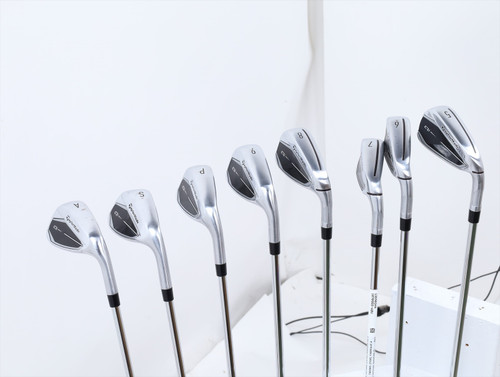 Taylormade Qi Iron Set 5-Pw, Aw, Sw Stiff Flex Kbs Max Mt 85 Steel 13590349 Good