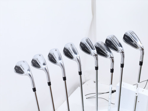 Taylormade Qi Iron Set 5-Pw, Aw, Sw Stiff Flex Kbs Max Mt 85 Steel 13596984 Good