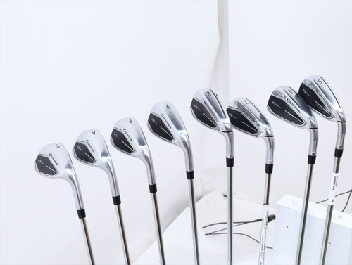 Taylormade Qi Iron Set 5-Pw, Aw, Sw Stiff Flex Kbs Max Mt Stl 13599140 Excellent