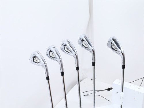 Titleist 718 Ap3 Iron Set 6-Pw Stiff Flex Amt Black S300 Steel 13588427 Good