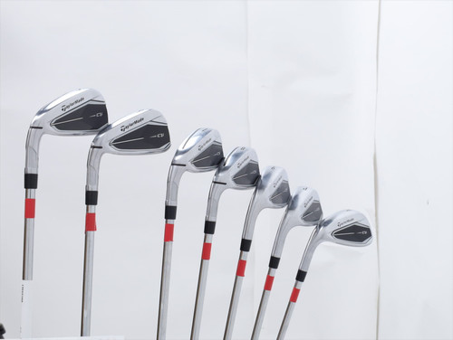 Taylormade Qi Iron Set 5-Pw, Aw Stiff Flex Kbs Max Mt Stl 3565288 Good Left Hand