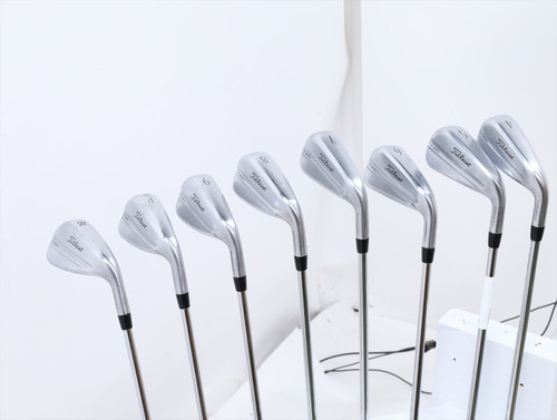 Titleist T350 4G Iron Set 4-Pw, Aw Stiff Flex True Temper Amt Steel 3599265 Good