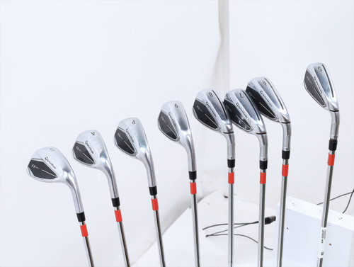 Taylormade Qi Iron Set 5-Pw, Aw, Sw Stiff Flex Kbs Max Mt 85 Steel 13565349 Good