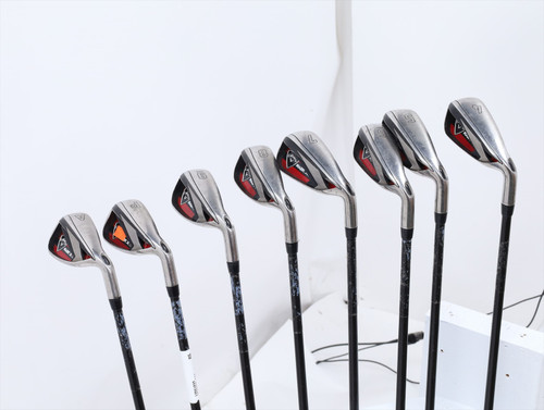 Callaway Razr X Hl Iron Set 4-Pw, Aw Regular Flex Graphite 13561835 Good