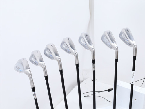Cleveland Launcher Max Iron Set 5-Pw, Sw Senior Flex Ust Helium Graphite 578917
