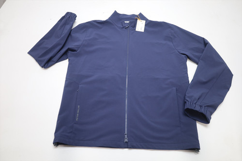 Peter Millar Golf Full Zip Jacket  Mens Size  Medium NAVY INV13613644