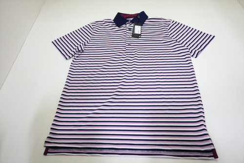 Greyson Golf Teton Polo  Mens Size  Medium Wisteria Regular  New INV13102151