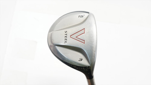 Taylormade V Steel 15 Degree 3 Fairway Wood Flex Steel 0899173 HB6-12-5 Taylormade V Steel 15 Degree 3 Fairway Wood Flex Steel 0899173 HB6-12-5