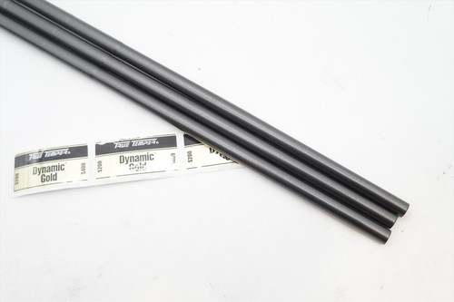3) New True Temper Dynamic Gold Black Onyx S200 Stiff 37