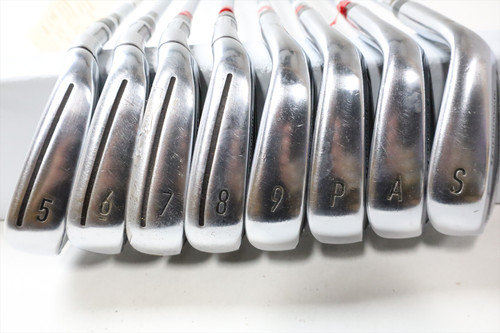 Taylormade Qi Iron Set 5-Pw, Aw, Sw Stiff Flex Kbs Max Mt 85 Good