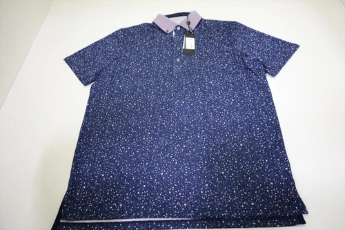 Greyson Golf Angel Tears Polo Mens Size Medium Maltese Blue New INV13099111