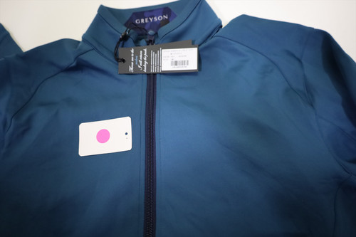 Greyson Golf Sequoia Full Zip Jacket Mens Size Medium Aegean New