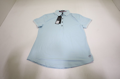 Greyson Scarlett w/ Crowley Collar Polo Womens Small Shore INV13099254