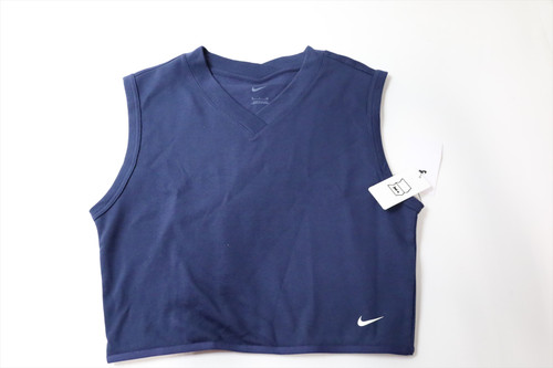 Nike Golf Classic Vest Womens Size Small Navy Regular New INV13613025