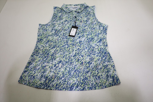FootJoy Golf LAGOON SPLATTER PRNT Polo Womens Size Small SLVLSS New INV13488081