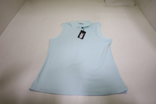 FootJoy Golf W SLVLESS Polo Womens Size Small GLCL BLU/NVY New INV13488062