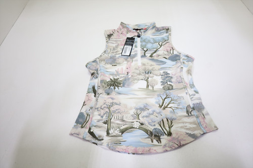 Greyson Golf Polo Womens Size Small Wisteria Multi Regular New INV13104580
