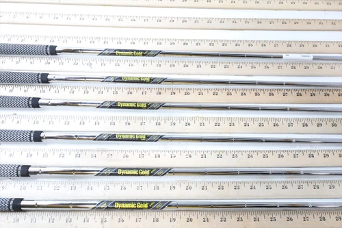 True Temper Dynam Gold Mid R300 34.5-37.25 Iron Shaft Set Pulls 6Pc .355 3446532